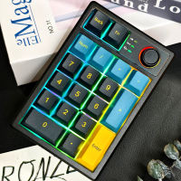 FEKER × Keycool K19 K21 Numpad Hot Swappable Programming Mechanical Numeric Keypad RGB 21 Keys Wired Mini Gaming Keypad