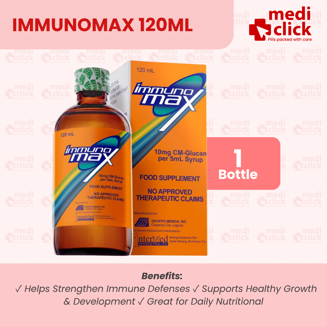 Immunomax 120ml Syrup - Immune Support Multivitamin Supplement Daily Wellness