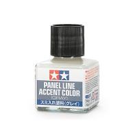 Tamiya Panel Line Accent Color for Panel Lining Gunpla & Scale Models - Black / Gray / Brown 40ml