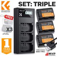 K&F KF CONCEPT NP-FZ100 NPFZ100 FZ100 Battery USB C Charger Sony A6600 A7III A7IV A9 FX3 ZVE1 MVP