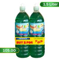 ANGEL CLEAN DISHWASHING LIQUID TWINPACK 1.5LITER CALAMANSI