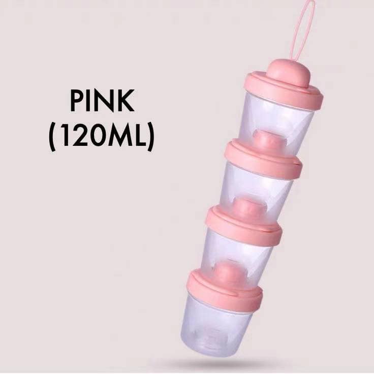 4pcs (120ML) Feeding Formula Dispenser Baby Milk Powder Bottle Container Food Storage