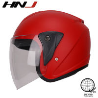 HNJ A4-002 Womens Half Face Motorcycle Helmet Single Shade Motor Helmet