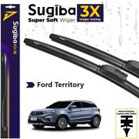 Ford Territory 2019-2022 Sugiba Super Soft Wiper Beam Blade Banana High Quality Natural Rubber Coated with Teflon 22/18