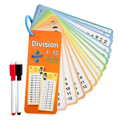 【Quick Math Practice X ÷ 】Multiplicative Division Flash Cards with ...