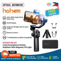 Hohem iSteady M6 Kit Gimbal Stabilizer for Smartphone 2023 Upgraded 3-Axis Phone Gimbal stabilizer Gimbal for smartphone Phone Stabilizer for Video Recording Gimbal for vlogging OLED Display gimbal for Vloggers and Live-Streamers Gimbal Stabilizers
