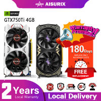 AISURIX NEW GTX750ti 4GB Graphics Card Nvidia Computer GPU Video Card GDDR5 128Bit for Gaming Office