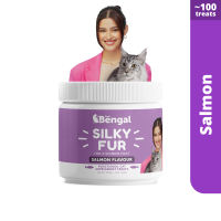 Prof Bengal Silky Fur Healthy Cat Treats & Snacks with Fur Enhancing Supplements | Enhances Coat Shine Nurtures Skin Health Enriched with Vital Nutrients for Your Pets Nutritional Boost (Dr Shiba s sister brand)