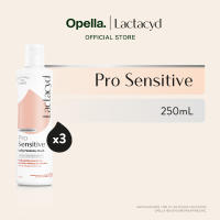 Lactacyd Pro Sensitive Feminine Wash Cleanser Soothing Gentle Balancing 250mL x3