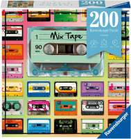Ravensburger PMM Mix Tape | 200 Piece Jigsaw | Travel Size Puzzle