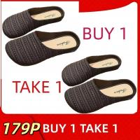 Buy 1 Take 1 2025 new woven design ladies blouse half-uppers shoes