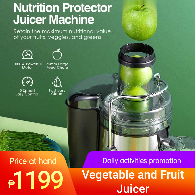 Vegetable and Fruit Juicer Fully Automatic Electric Fruit Extractor