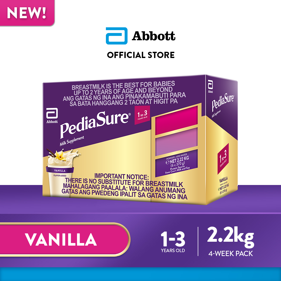 Pediasure Vanilla 2.2kg for Kids 1-3 Years Old Milk Supplement Powder