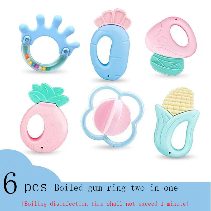 Infant teethers educational early education 4-15 months newborn children newborn boys and girls hand ringing toys