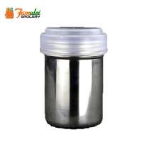 Hot Korea 304 stainless steel dusting powder applicator powder bottle seasoning bottle grinder kitchen gadgets