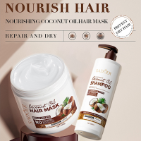 500ml Coconut Shampoo for Hair Oil Control Shampoo Repair Smooth Shampoo with Amino Acid Complex Scalp Treatment Coconut Flavor