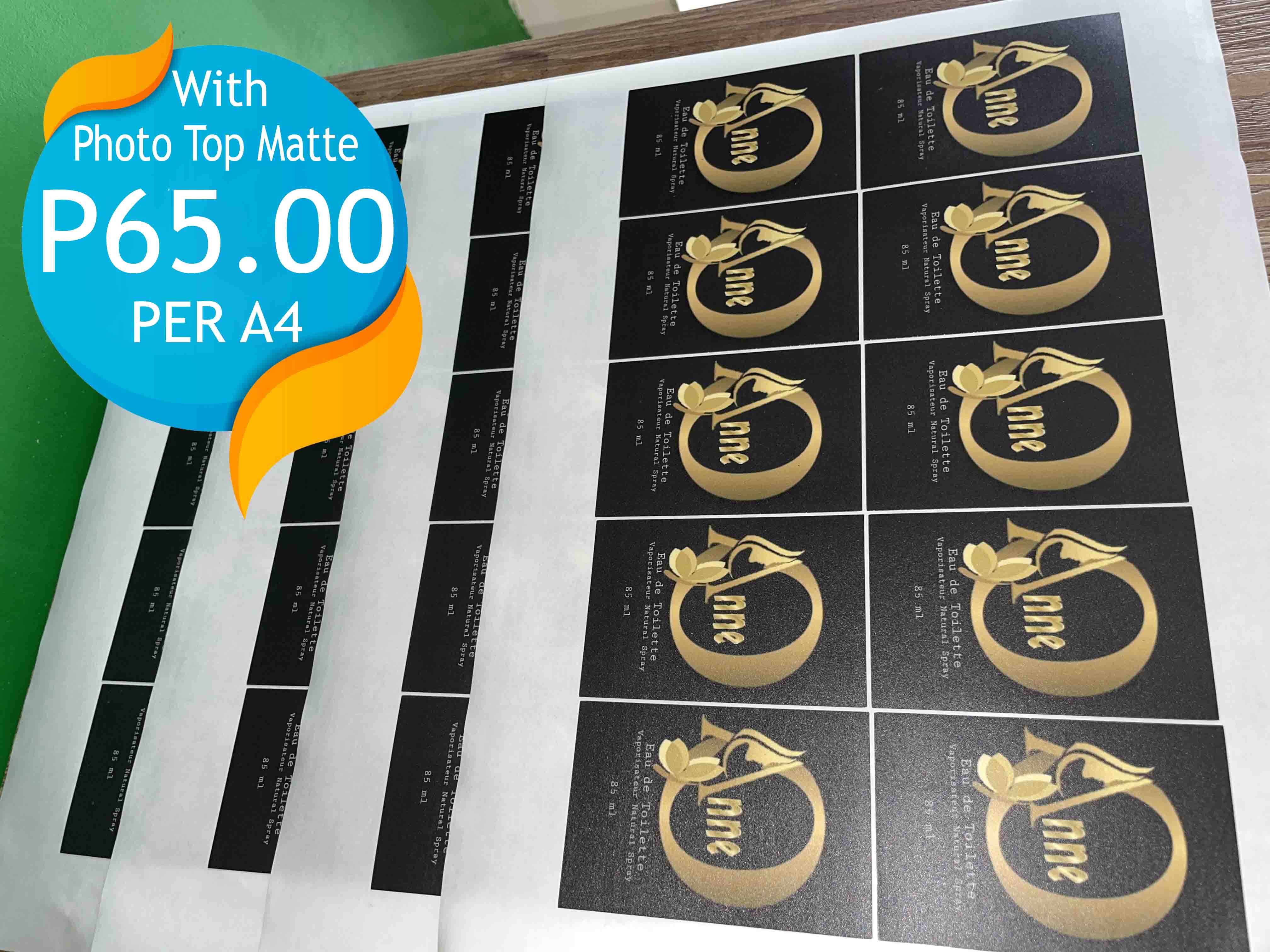 Personalized/Customized Sticker Labels Print and Cut only (Round/Square/Any Cut Out Type)