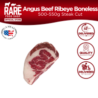 Rare Food Shop Angus Beef Ribeye Boneless 500-550g Steak Cut