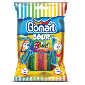 BONART Licorice sour belts candy 90g