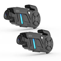 EJEAS K1 Pro+ Bluetooth Motorcycle Helmet Headset 1000m Music Sharing Group of 4 Intercom