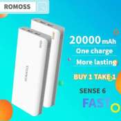 Buy 1 take 1 ROMOSS SENSE 6 20000MAH POWERBANK