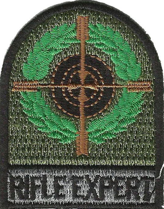 RIFLE EXPERT PATCH WITH VELCRO RIFLE EXPERT/PISTOL EXPERT WITH VELCRO