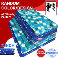 【CEMAL】 Foam Mattress 2 INCH 100% Original with random Color Cover Thick Single/Double/Family/Queen Size Mattress