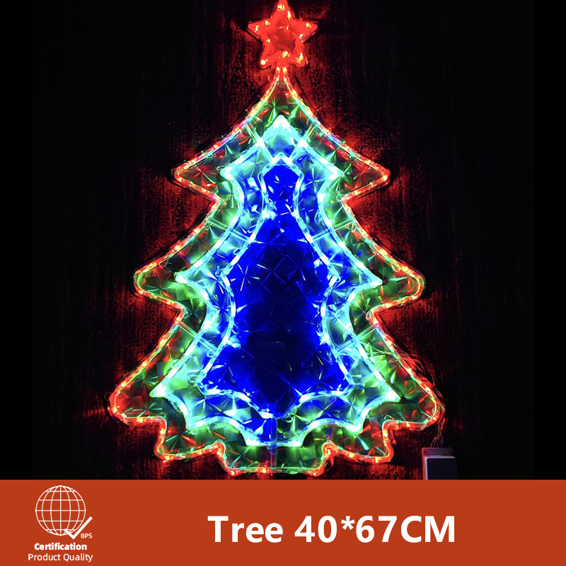 2026 Beautiful Christmas Lights Parol/Santa Claus Christmas Lantern Seasonal Decorative Wall Mura Design Pasko Maganda 8 STAR Around Circle Colorful fairy lights Christmas Tree Decor lamp LED Christmas light Christmas door Decoration for home on sale