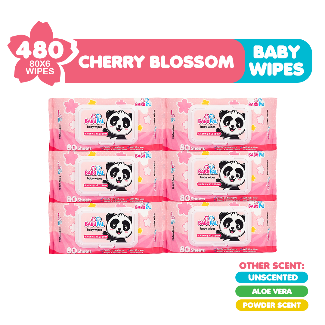 Babypal Baby wipes Powder Scent 480 Tender sheets 6 Packs Wet Wipes for Baby kids newborn with Vitamin E Aloe Vera All Natural New born Wipe for Kids Baby pal Sale Moisturizer Wipe Bundle Sale flash sale Free Shipping