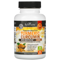 BioSchwartz Turmeric Curcumin with Bioperine Premium Ultra Pure 500 mg 90 Capsules