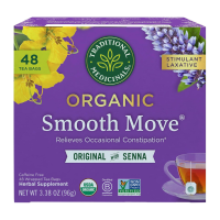 Traditional Medicinals Organic Smooth Move® Tea - Helps Relieve Constipation Overnight - Kosher Non-GMO Caffeine-Free