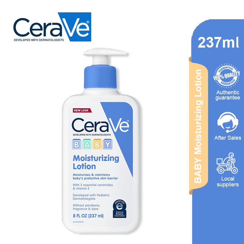 CeraVe Baby Moisturizing Lotion 237ml 473ml - Paraben Sulfate & Refreshing and non greasy