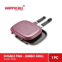 Double Pan 2.0 Detachable Jumbo Grill 18cm  (Sand Pink) | Not Induction Ready