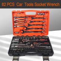 NEXA 82 PCS Tools Socket Wrench Set Car Tools Set Torque Wrench Tool Box Set Wrench Tools Set