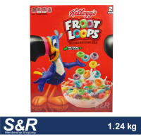 Kelloggs Froot Loops Sweetened Multi-Grain Cereal 1.24kg
