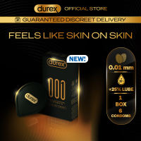 Durex 001 Ultra-Thin Latex-Free Condoms 6pc Bundle