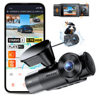 Vantrue N4S Dash Cam2.7K+1440P+1440P 3-Channel Dash Camera for CarWiFiGPS24H Parking ModeSTARVIS 2 HDRIR Night Vision