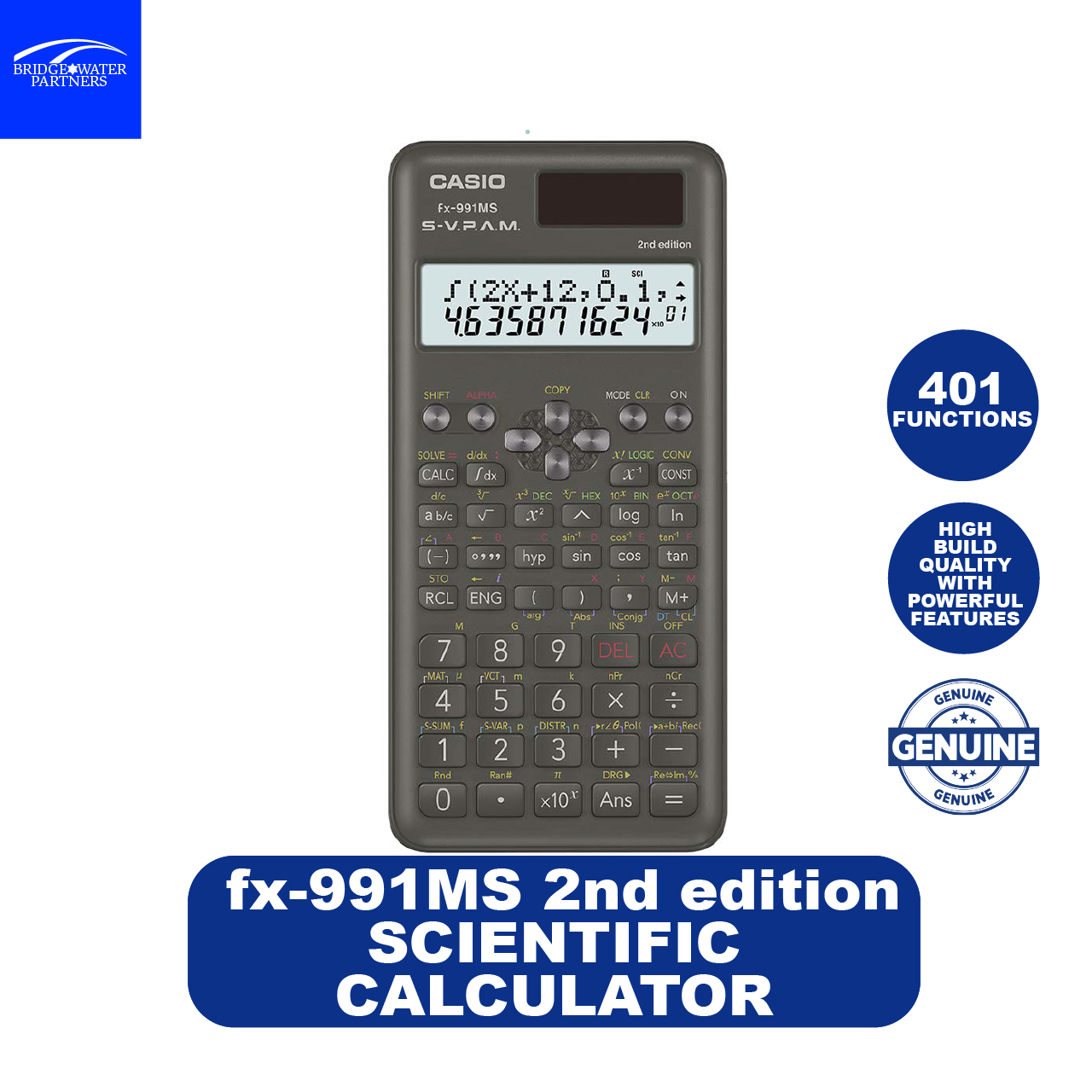 Casio FX-991MS 2nd edition Scientific Calculator