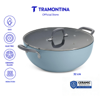 Tramontina Velo 24/28/32cm Kadai Ceramic/Induction/Aluminum