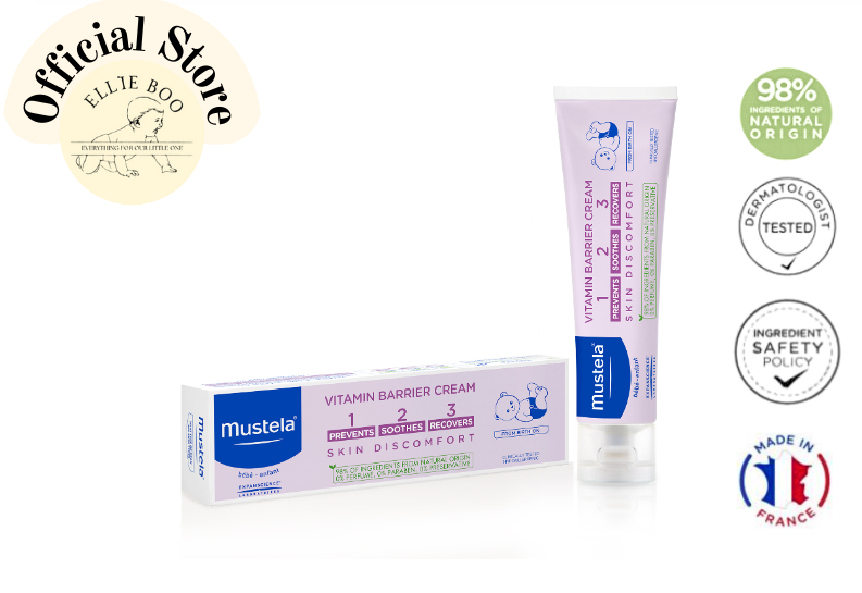 Mustela 123 Vitamin Barrier Cream 100ml (Exp: May 2027)