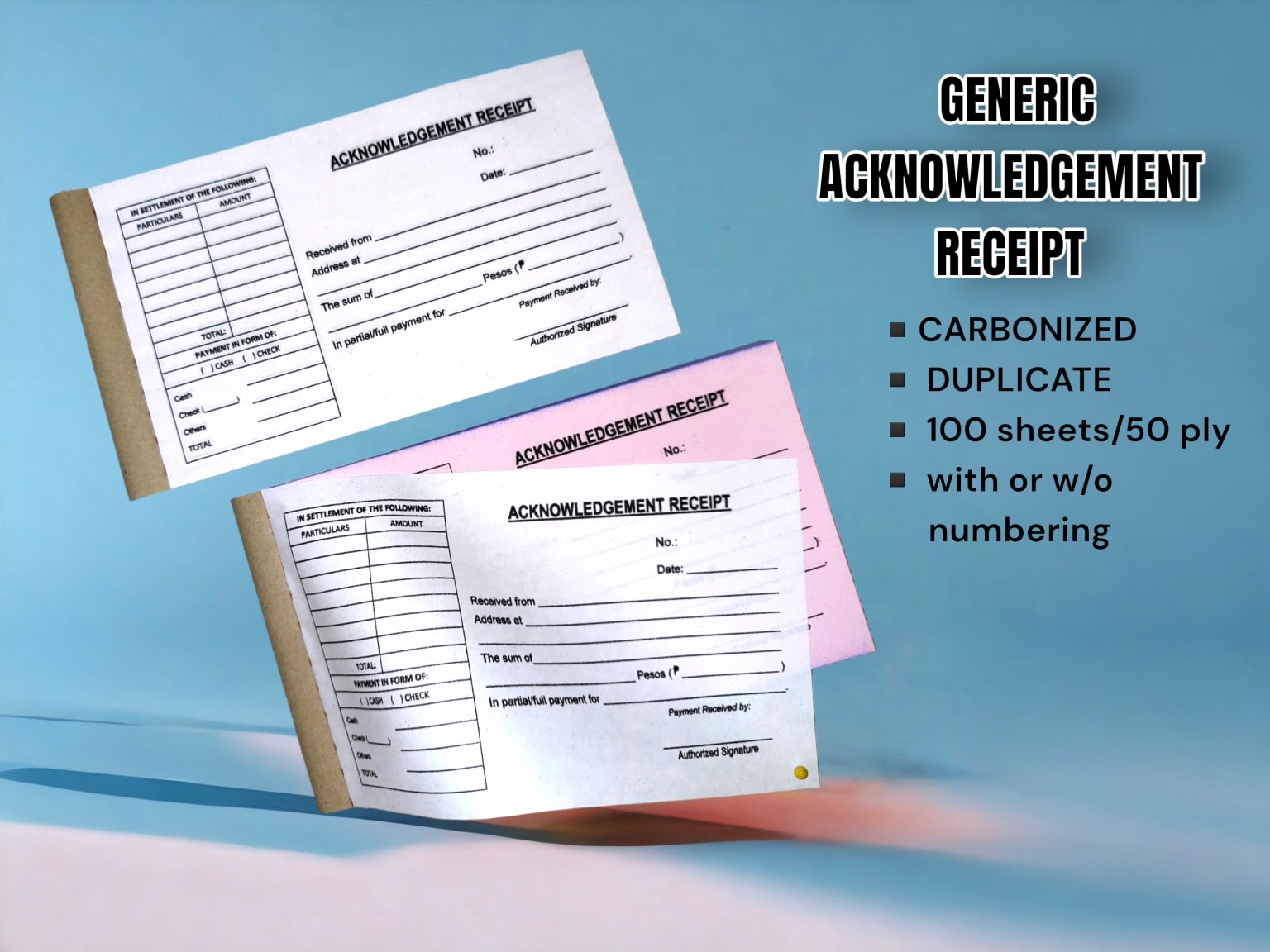 Acknowledgement Receipt ( Generic )