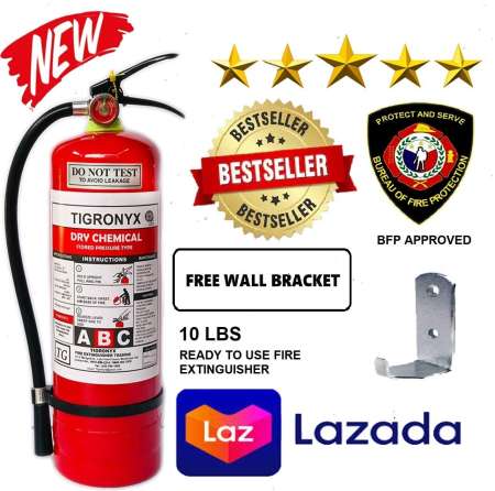 Tigronyx Fire Extinguisher 10lbs Abc Dry Chemical Refillable