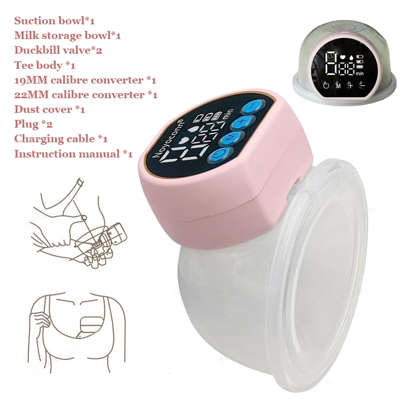 Brett-Electric breast pump portable wearable hands-free painless invisible integrated breast pump Massager Wireless Silent Pump