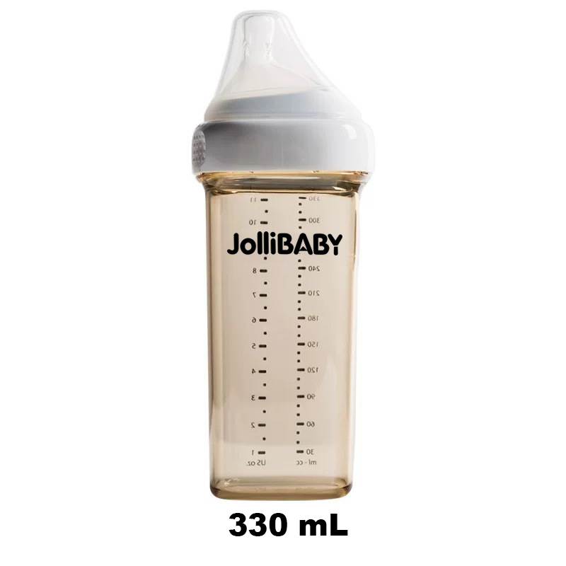 Jollibaby PPSU square Feeding bottles fit for Hegen nipples replacement Anti-Colic 330ml/240ml/150ml