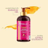 Mielle Organics Pomegranate & Honey Leave-In Conditioner Moisturizing Curl Primer and Detangler Repair Damage and Prevent Frizz Treatment For Thick Curly Hair Type 4 Hair 12-Fluid Ounces