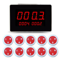 Wireless Calling System Restaurant Table Buzzer for Bar Cafe Customer Have Different Service Type Call/Bill/Cancel Waiter Pager