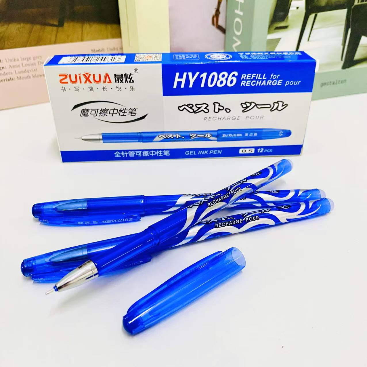 ZUIXUA HY1086 erasable gel pen 12pcs