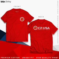 CZ USA Protect Hunt Compete Fire*rms UNISEX ASIAN FIT Premium Cotton Shirt (UP TO 5XL) - GN - Aydiya Clothing - TEXTILE PRINT