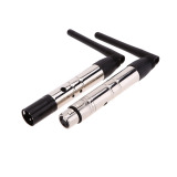 2.4G ISM DMX512 Wireless Male & Female 2 In 1 XLR Receiver & Transmitter Lighting For Stage PAR Party Light With Antenna August 2018 - 2 2.4G ISM DMX512 Wireless Male & Female 2 in 1 XLR Receiver & Transmitter Lighting for Stage PAR Party Light with Antenna - 2