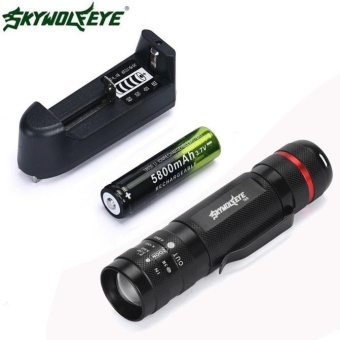 3000Lm CREE XM-L T6 LED 18650 Flashlight 5 Mode Torch Tactical Light Lamp -
